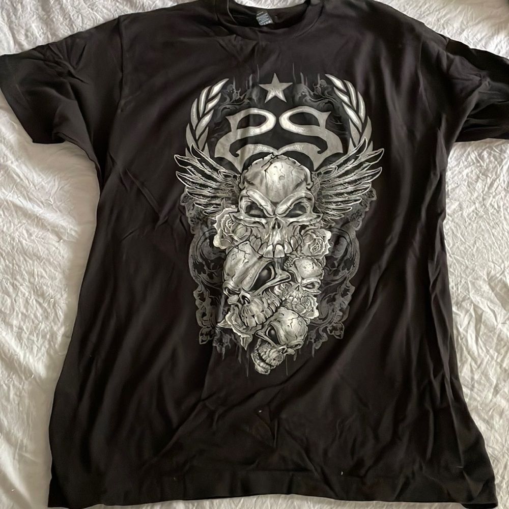 Stone Sour 2018 Tour Tee Skull Wings Metal Band Concert Shirt Size L